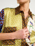 'Qadira' Multicolour Print Button Up Shirt and Pants Set - Celes Fashion
